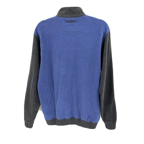 Straight Down NEW Mens Size Small Rockford Houndstooth Golf Sweater Mock Neck - Picture 2 of 7